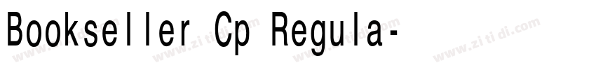 Bookseller Cp Regula字体转换